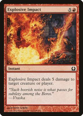 Explosive Impact card from Return to Ravnica
