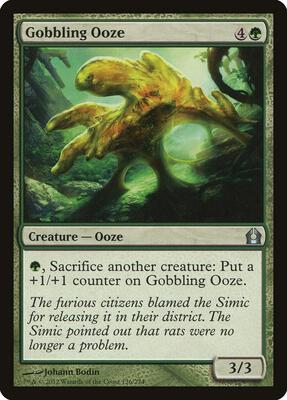 Gobbling Ooze card from Return to Ravnica