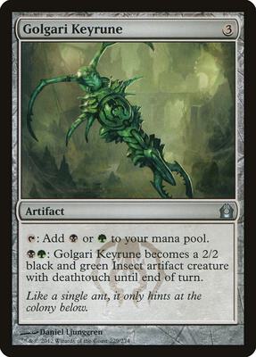 Golgari Keyrune card from Return to Ravnica