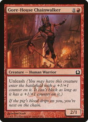 Gore-House Chainwalker card from Return to Ravnica