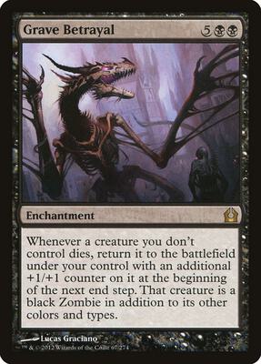 Grave Betrayal card from Return to Ravnica