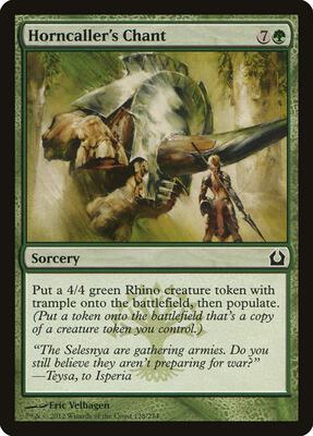 Horncaller's Chant card from Return to Ravnica