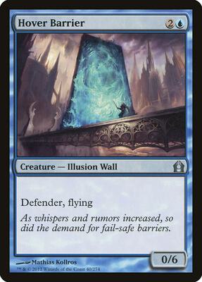 Hover Barrier card from Return to Ravnica