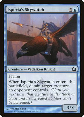Isperia's Skywatch card from Return to Ravnica