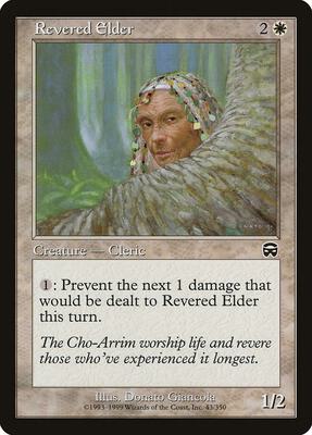 Revered Elder card from Mercadian Masques