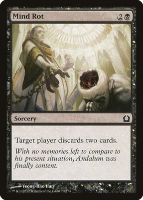 Mind Rot card from Return to Ravnica