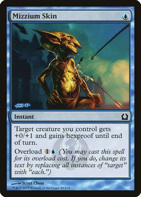 Mizzium Skin card from Return to Ravnica
