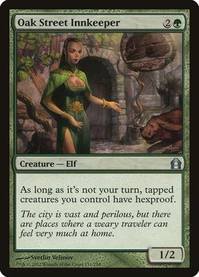 Oak Street Innkeeper card from Return to Ravnica