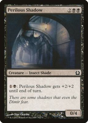 Perilous Shadow card from Return to Ravnica