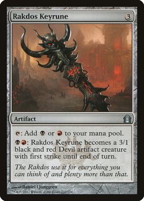 Rakdos Keyrune card from Return to Ravnica