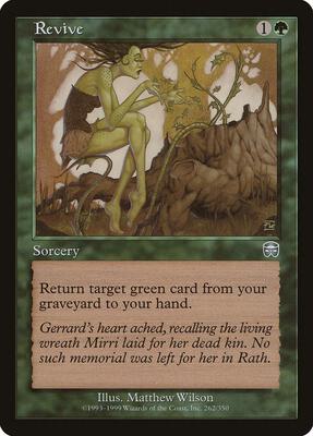 Revive card from Mercadian Masques