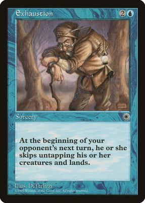 Exhaustion card from Portal