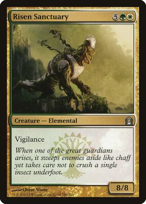Risen Sanctuary card from Return to Ravnica