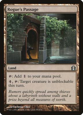 Rogue's Passage card from Return to Ravnica