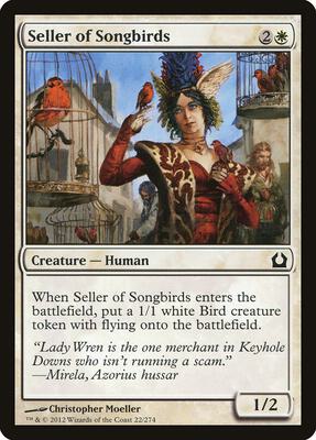 Seller of Songbirds card from Return to Ravnica