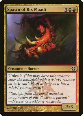 Spawn of Rix Maadi card from Return to Ravnica