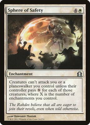 Sphere of Safety card from Return to Ravnica