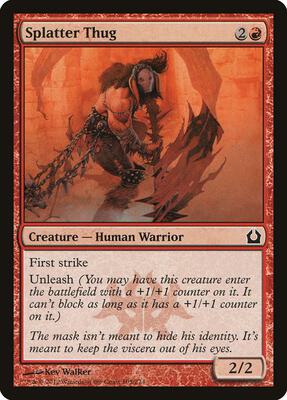 Splatter Thug card from Return to Ravnica