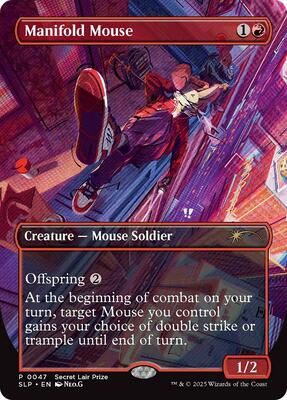 Manifold Mouse card from Secret Lair Showdown