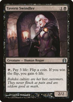 Tavern Swindler card from Return to Ravnica