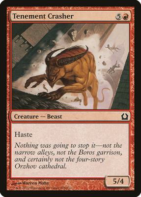 Tenement Crasher card from Return to Ravnica