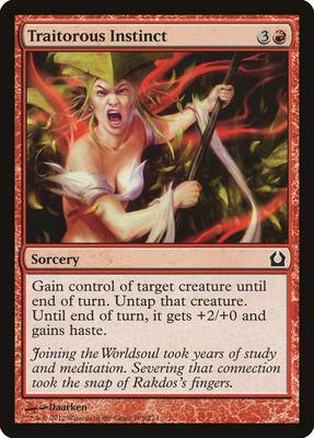 Traitorous Instinct card from Return to Ravnica
