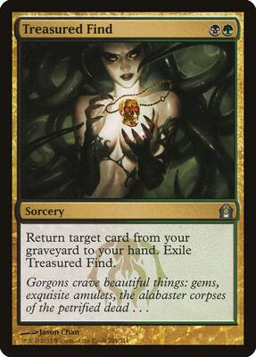 Treasured Find card from Return to Ravnica