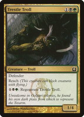 Trestle Troll card from Return to Ravnica