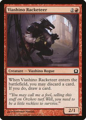 Viashino Racketeer card from Return to Ravnica