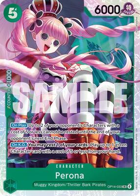 Perona - OP14-033 card from The Azure Sea's Seven