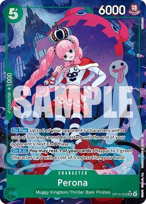 Perona - OP14-033 (Alternate Art) card from The Azure Sea's Seven