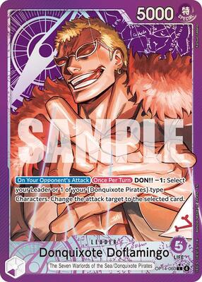 Donquixote Doflamingo - OP14-060 (Alternate Art) card from The Azure Sea's Seven