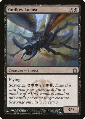 Zanikev Locust card from Return to Ravnica