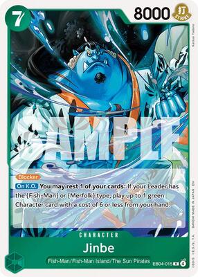 Jinbe - EB04-015 card from The Azure Sea's Seven