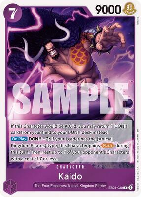 Kaido card from The Azure Sea's Seven