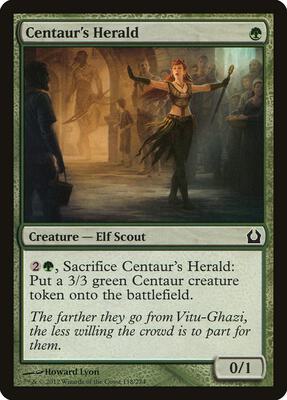 Centaur's Herald card from Return to Ravnica