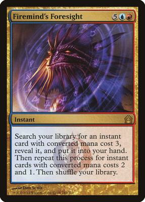 Firemind's Foresight card from Return to Ravnica