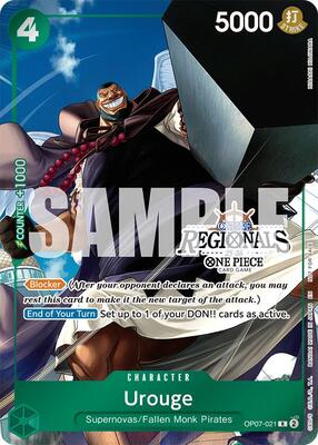 Urouge (Online Regional Participation Pack 2025 Vol.1) card from One Piece Promotion Cards