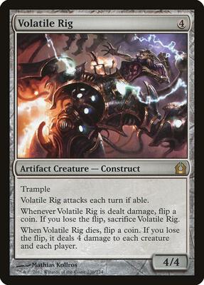 Volatile Rig card from Return to Ravnica