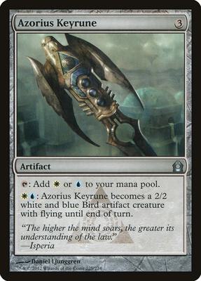 Azorius Keyrune card from Return to Ravnica