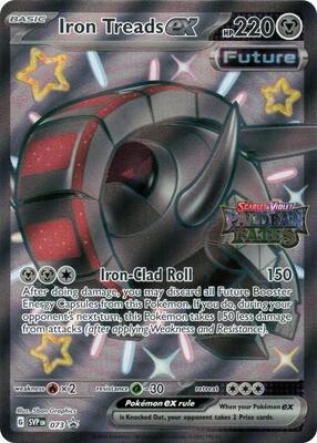 Iron Treads ex - 073 (Paldean Fates Stamped) card from Miscellaneous Cards & Products