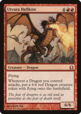 Utvara Hellkite card from Return to Ravnica
