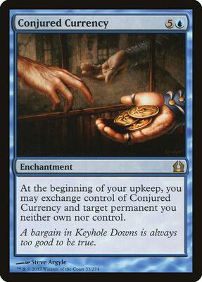 Conjured Currency card from Return to Ravnica