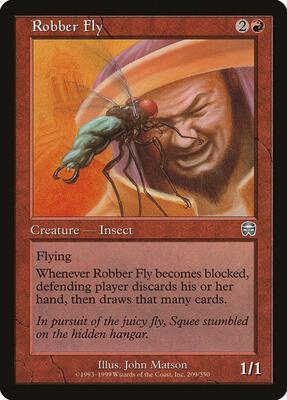 Robber Fly card from Mercadian Masques