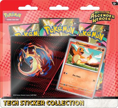 Mega Evolution: Ascended Heroes Tech Sticker Collection - Charmander card from ME: Ascended Heroes