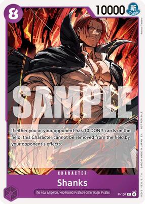 Shanks (Store Tournament 2025 Vol. 4) card from One Piece Promotion Cards