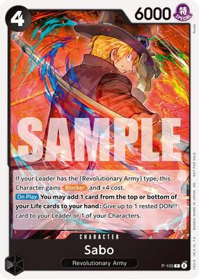 Sabo (Store Tournament 2025 Vol. 4) card from One Piece Promotion Cards