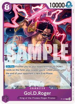 Gol.D.Roger (Store Tournament 2025 Vol. 4) card from One Piece Promotion Cards