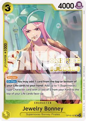 Jewelry Bonney (Judge Pack Vol. 7) card from One Piece Promotion Cards