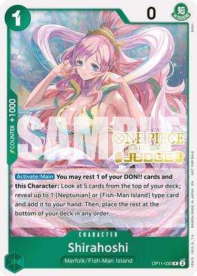 Shirahoshi (Judge Pack Vol. 7) card from One Piece Promotion Cards